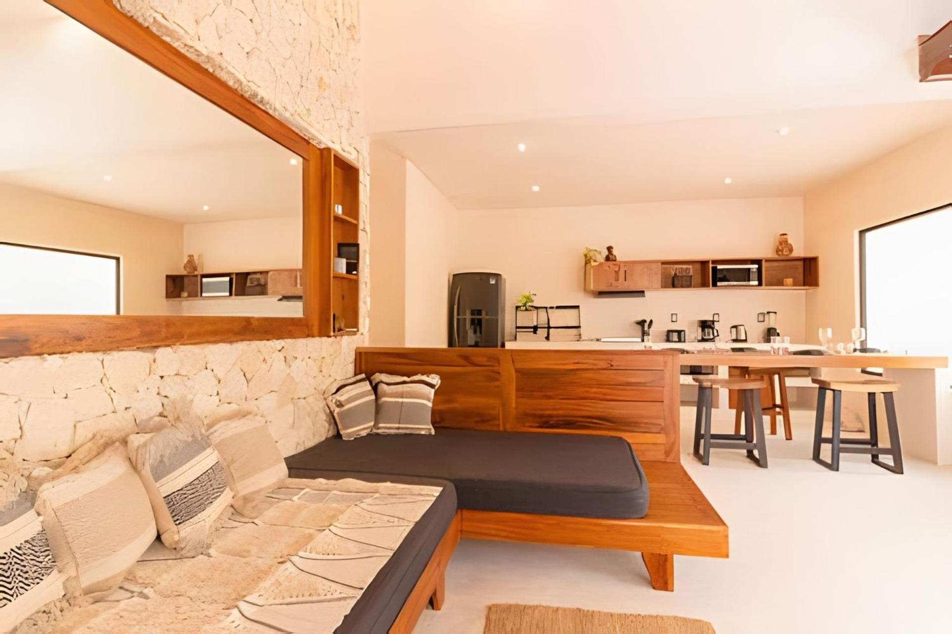 Casa De Piedra - Departamentos Bacalar- Daire Dış mekan fotoğraf